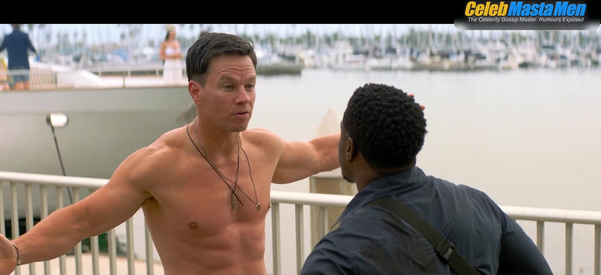 Mark Wahlberg Shirtless, Booty Scene In Me Time - Photo 3 of 5 photo 2