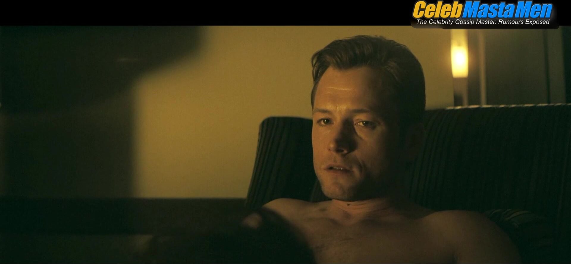 Taron Egerton ’s Shirtless, Straight Scene In Smoke - Photo 3 of 5 photo 4
