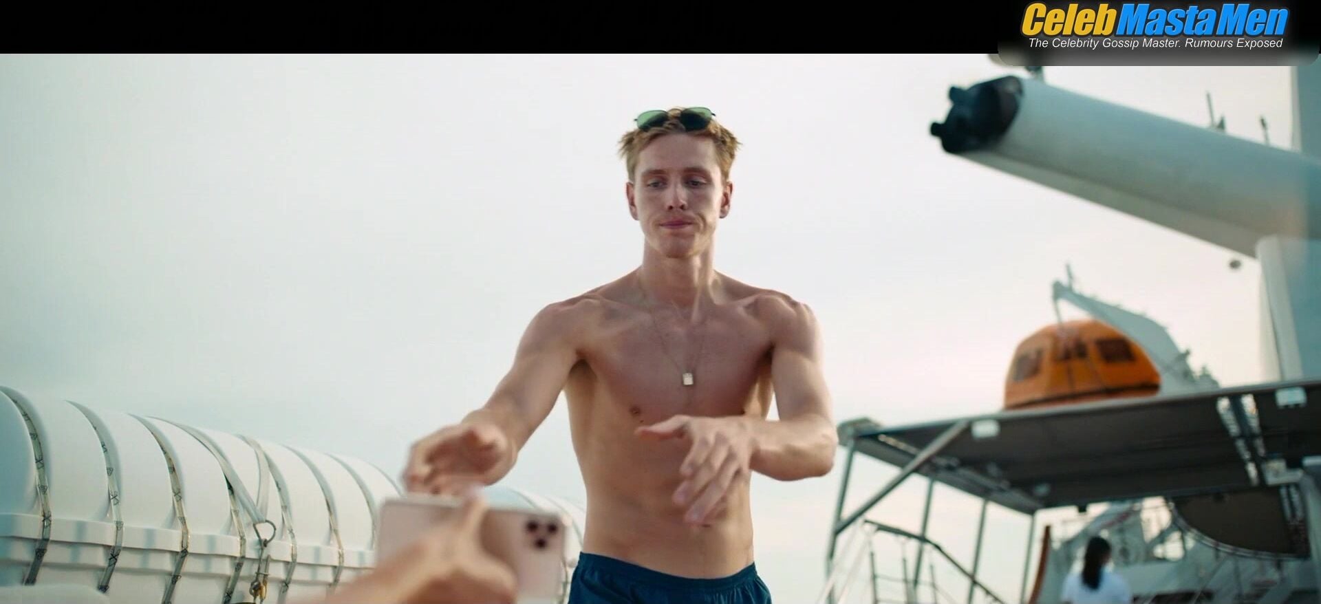 Harris Dickinson ’s Shirtless Scene From Triangle Of - Photo 2 of 5