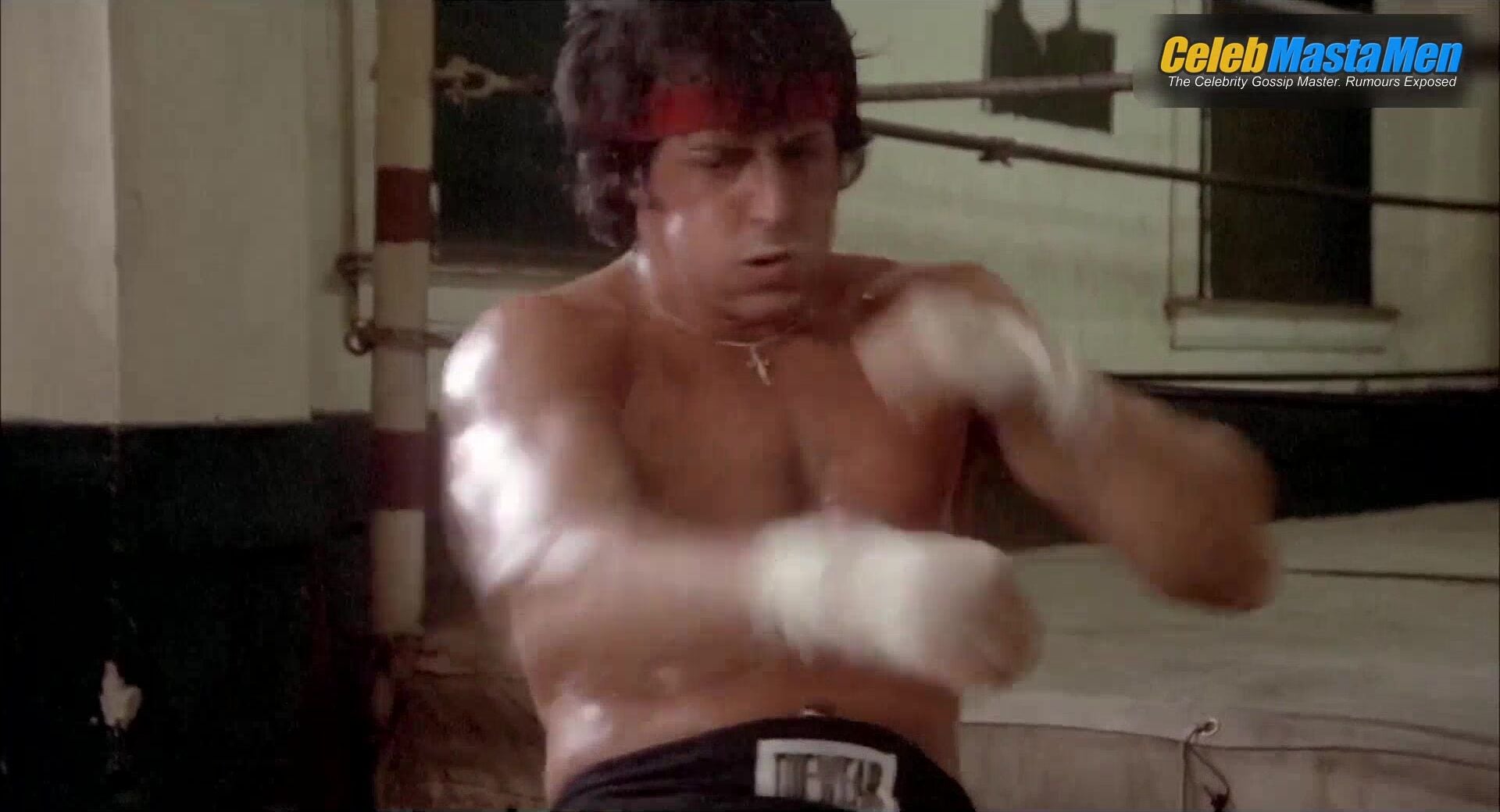 Sylvester Stallone Shirtless And Bulge Scene In Rocky Ii - Photo 1 of 5 photo 2