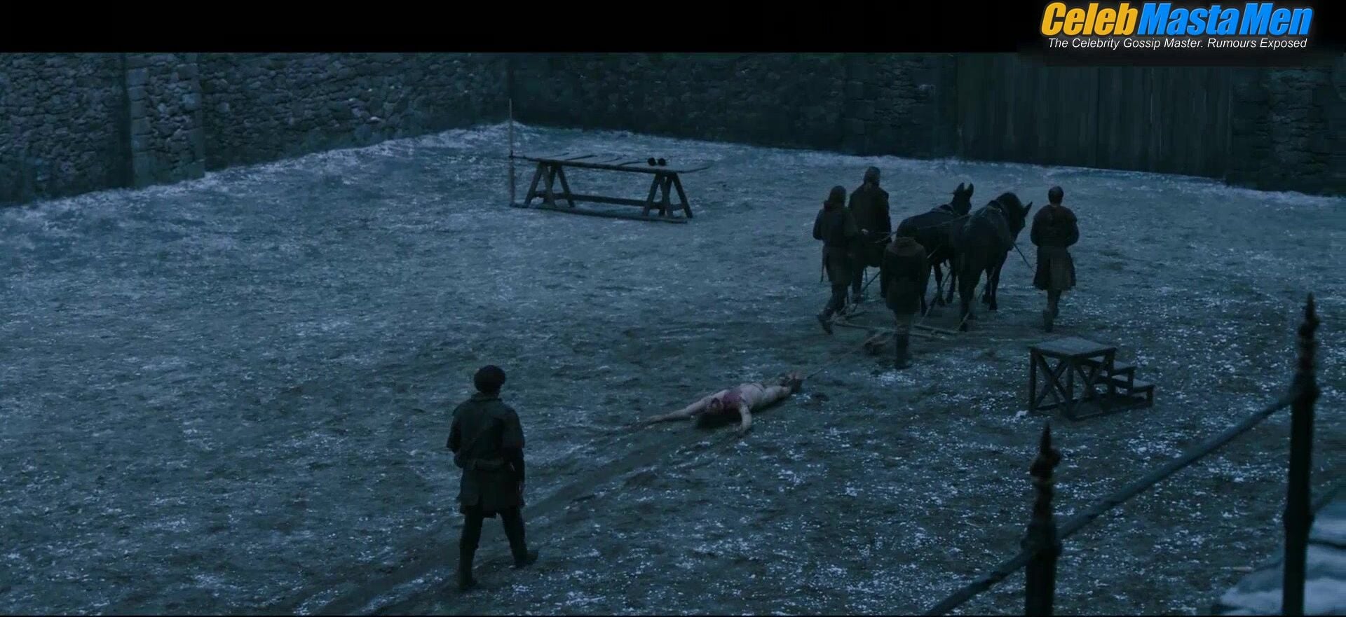Adam Driver Body Double, Booty Scene From The Last Duel - Photo 2 of 5