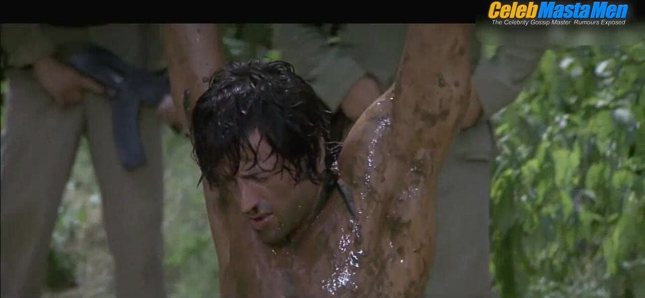 Sylvester Stallone Shirtless, Bulge Scene From Rambo First - Photo 3 of 5 photo 2