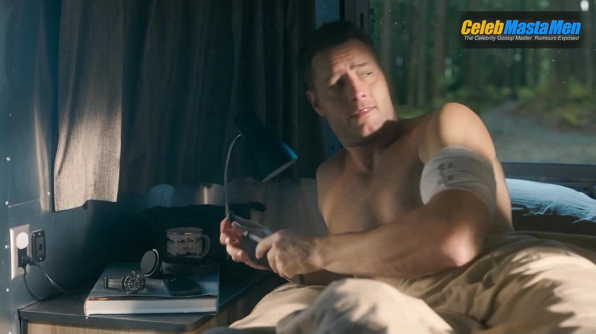 Justin Hartley Shirtless Scene In Tracker - Photo 2 of 5 photo 5